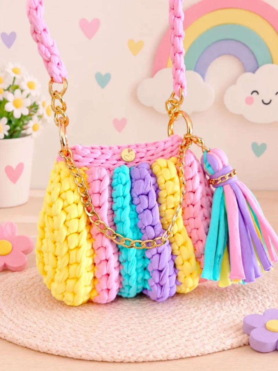 Bag infantil crochê  - Foto 4