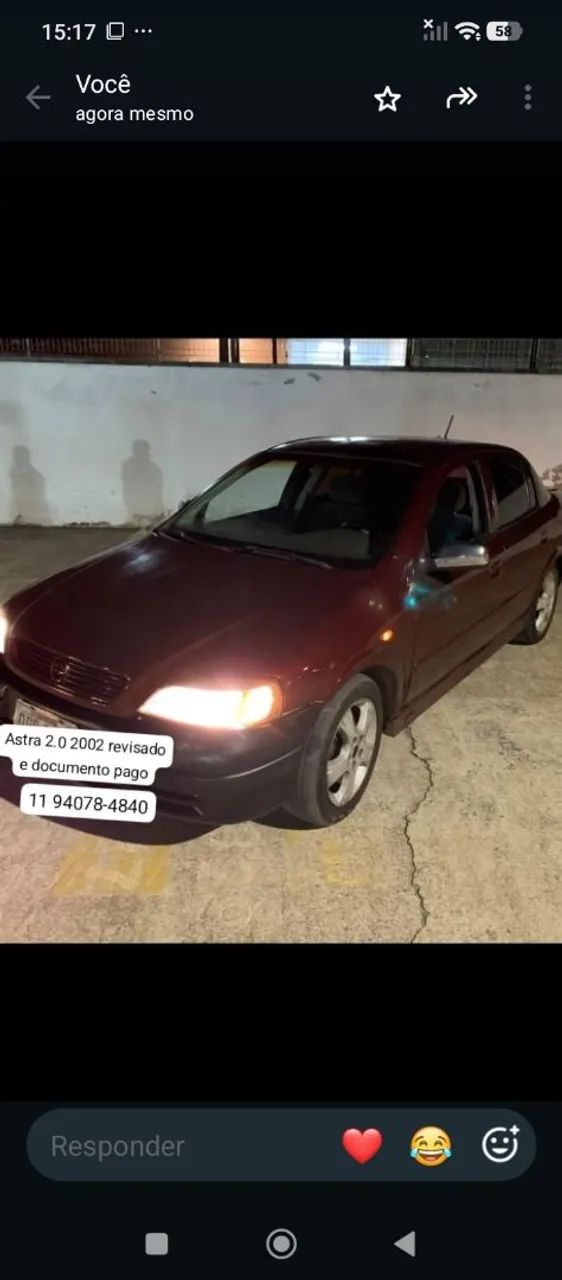 Chevrolet Astra Sedan 2.0/ CD 2.0 MPFI 8V 4P Aut. 2002