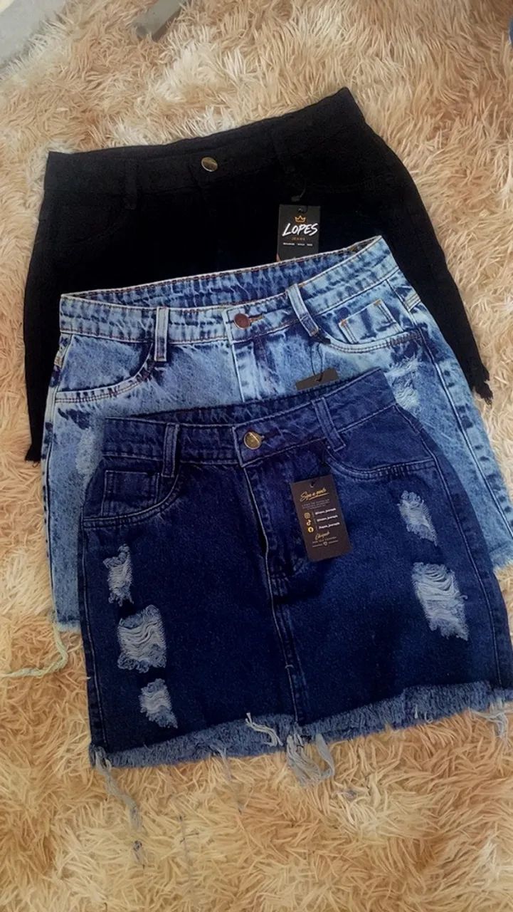 Saia Jeans 