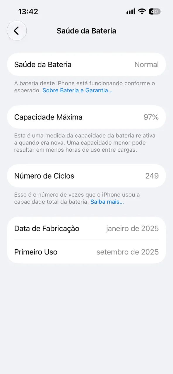 iPhone 16e 128gb na caixa com nota - Foto 5