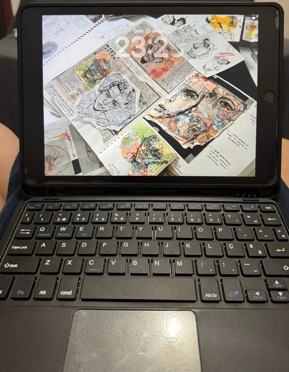 Ipad 8º geração + teclado