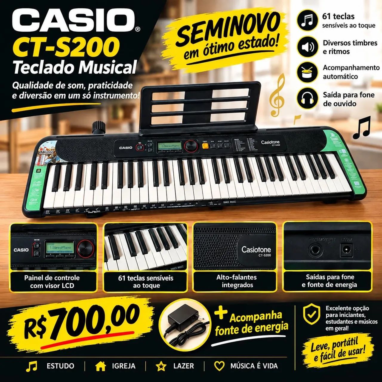 Casio - Ct-S200