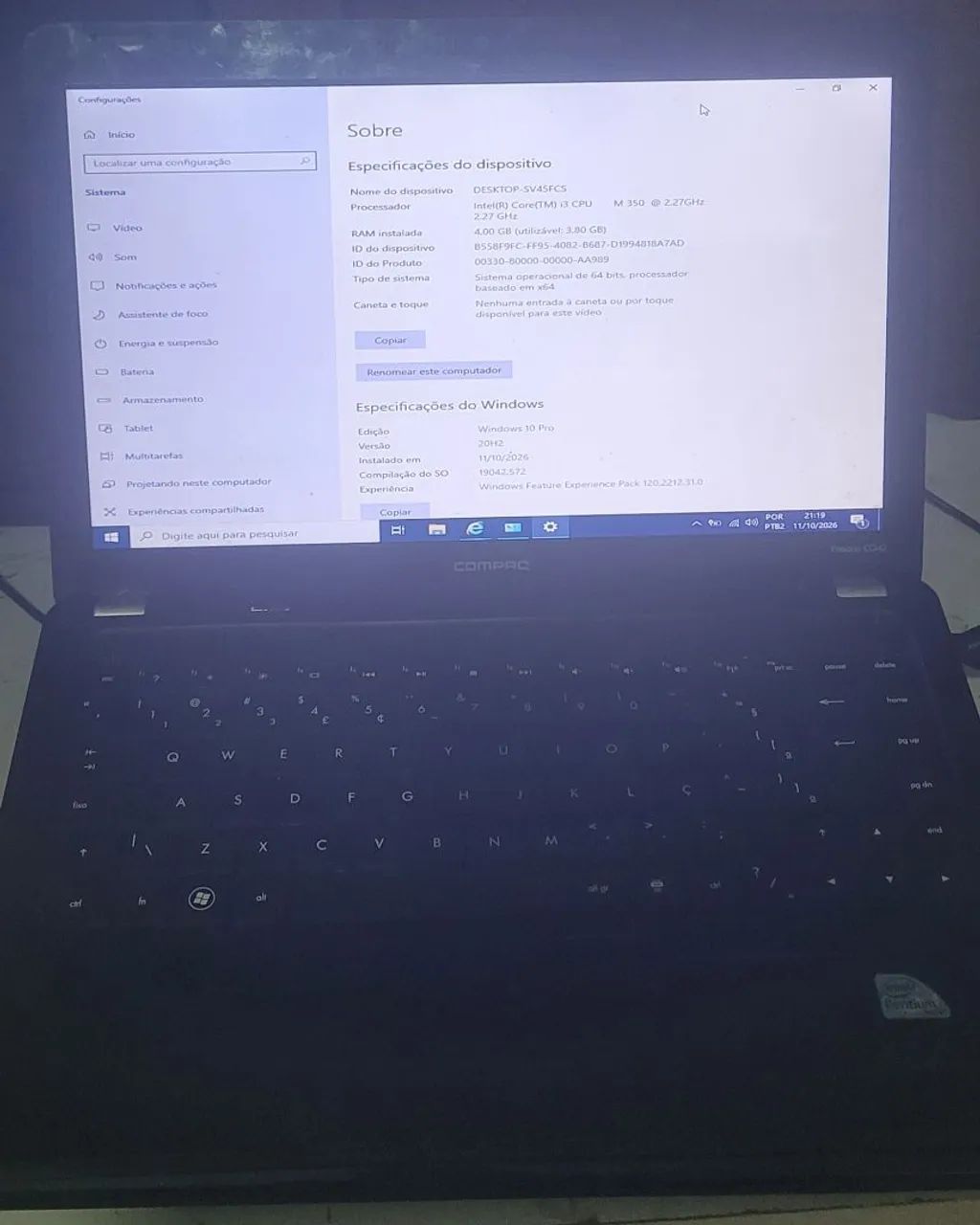 Notebook HP I3 Barato 