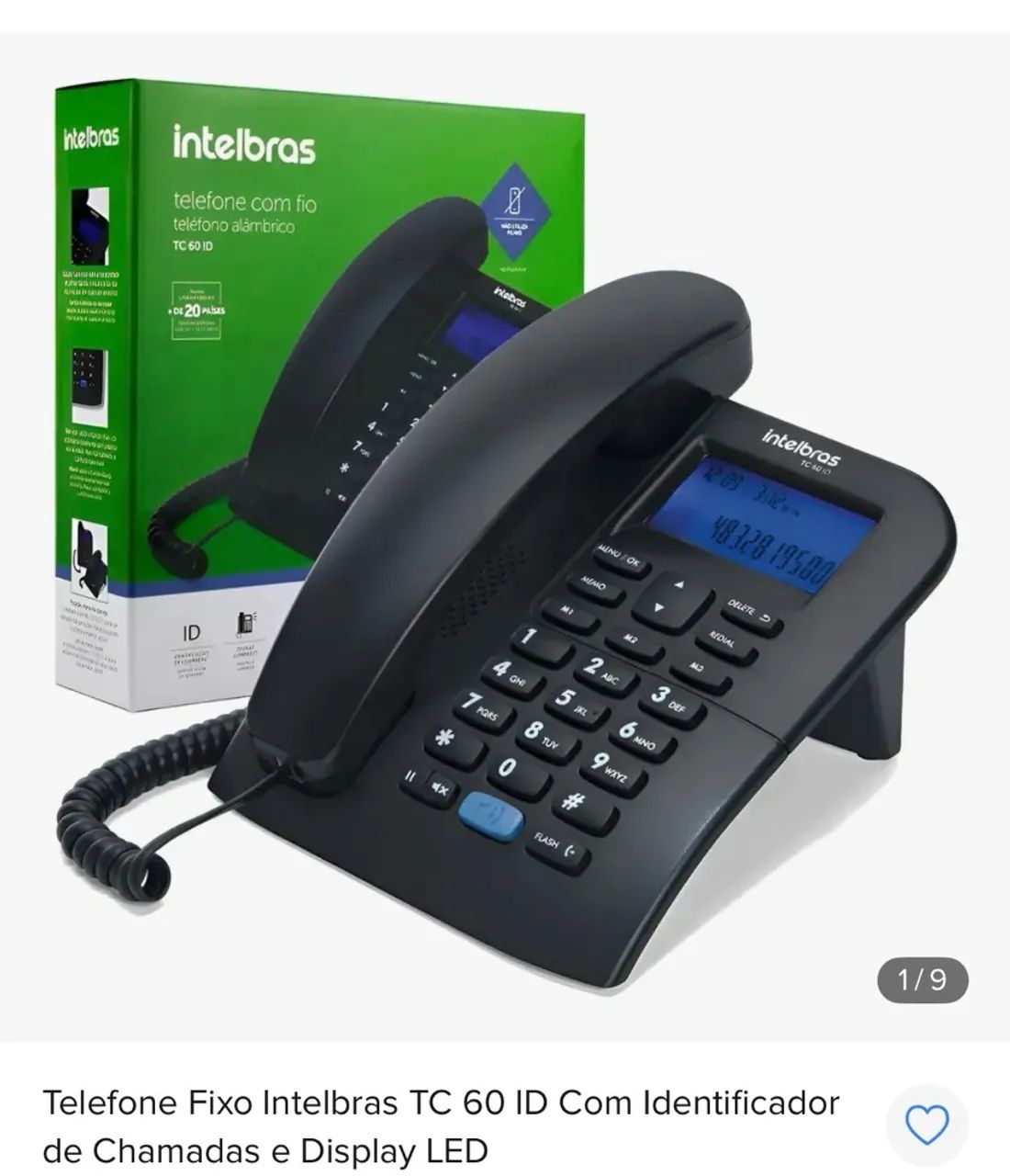 Telefone com fio Intelbras 
