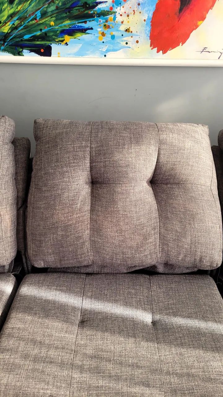 Sofa retratil de três lugares - Foto 3