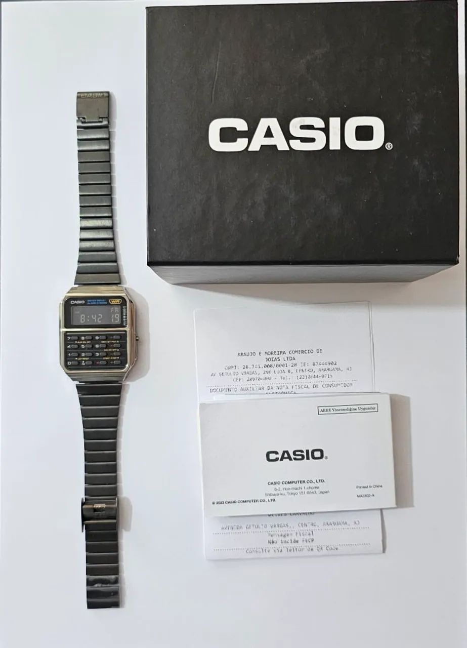 Relógio Casio CA-500WEGG-B (Novo sem uso) - Foto 3