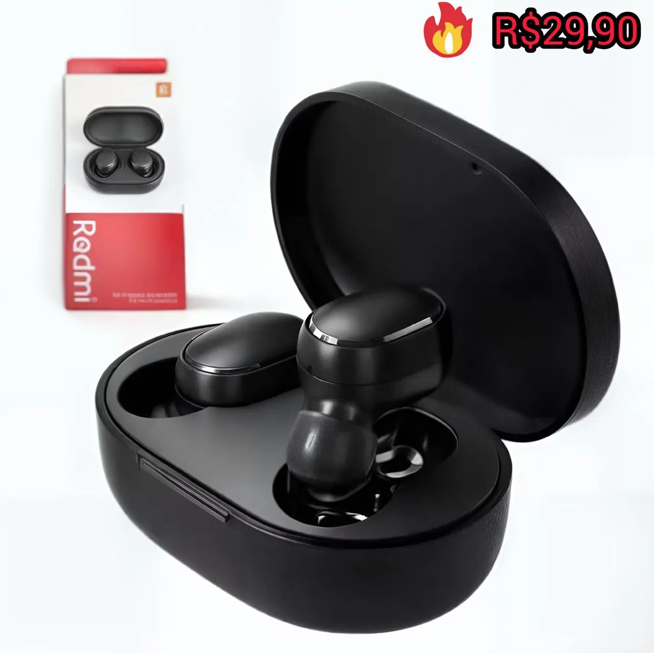 Fone de ouvido sem fio Bluetooth 