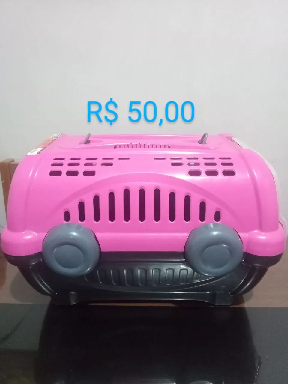 Caixa para transporte de pets.