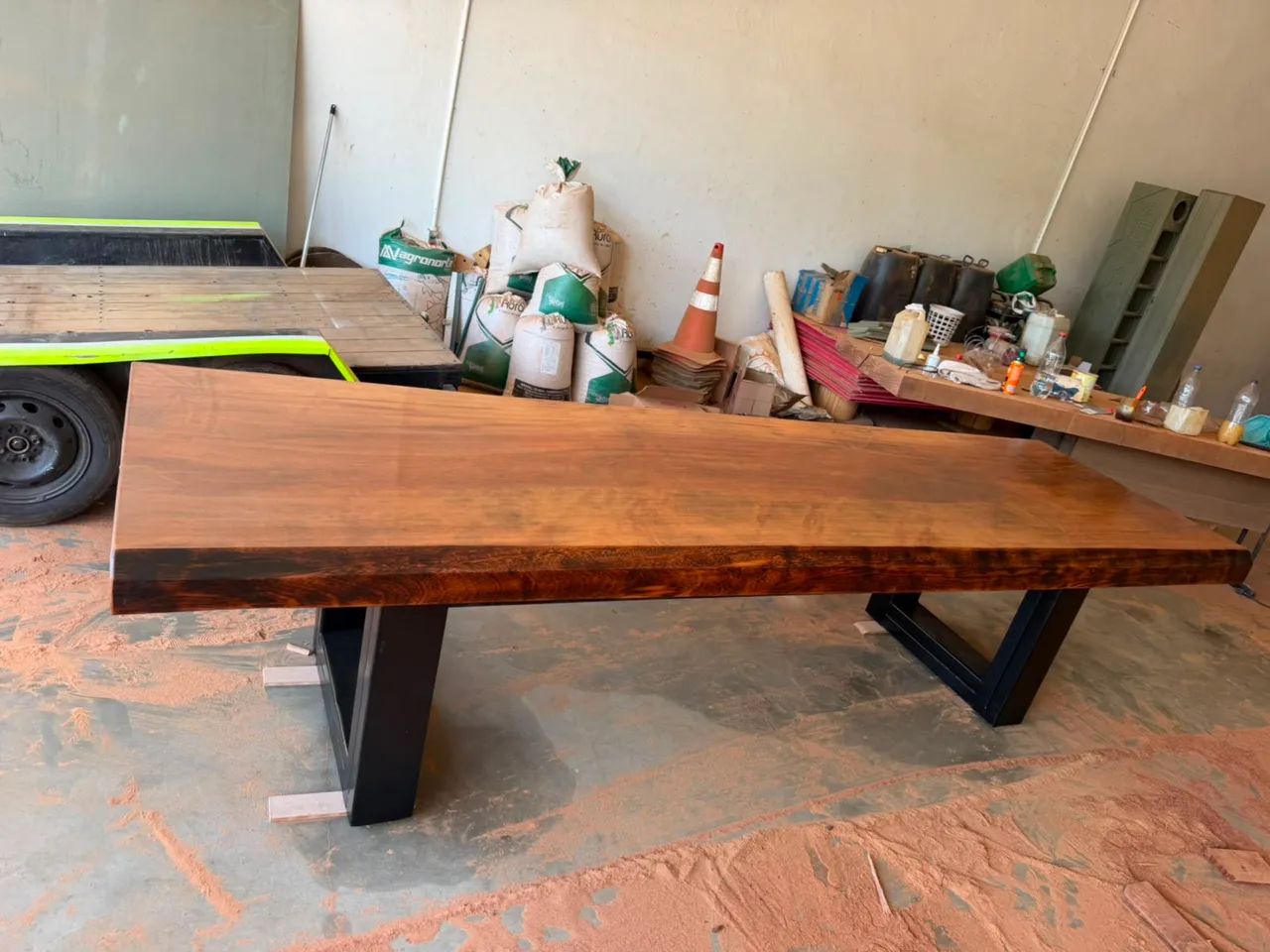 VENDE SE MESA RÚSTICA  - Foto 2
