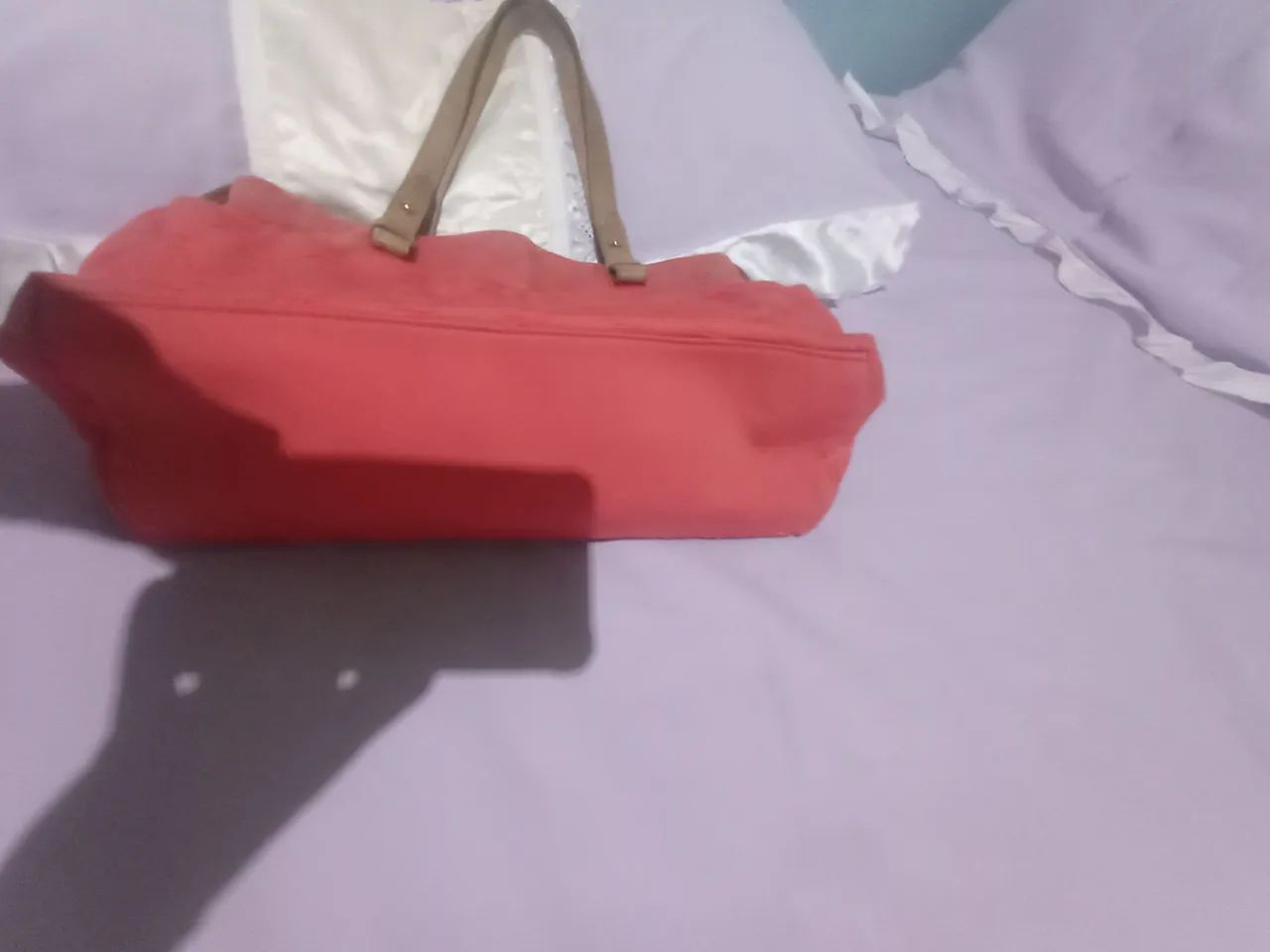 Bolsa feminina de couro  - Foto 3