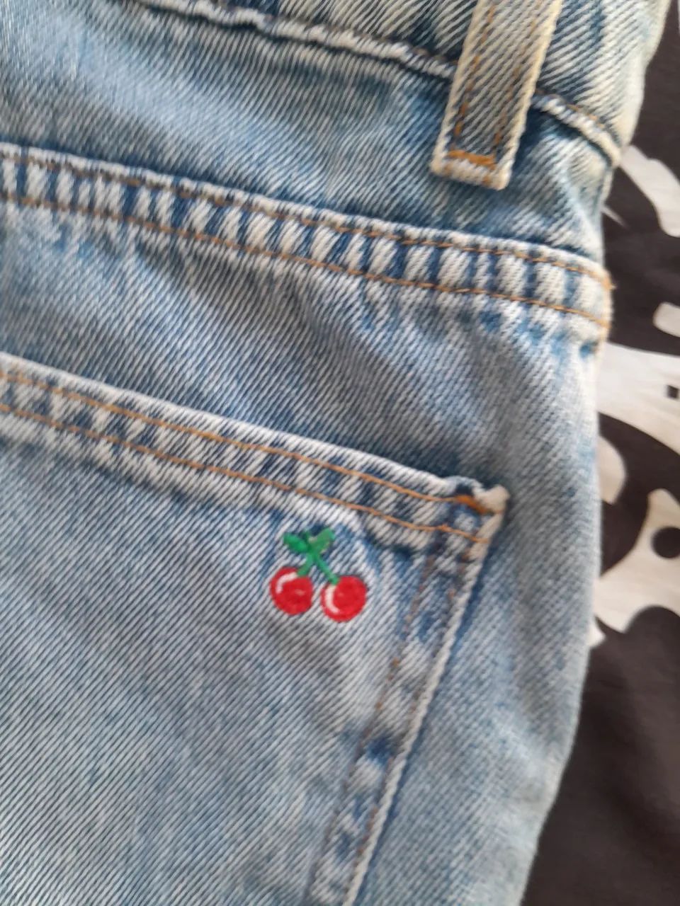 Short Jeans de cereja - Foto 5