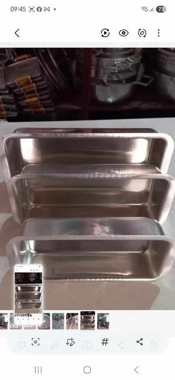 Forma para pão 