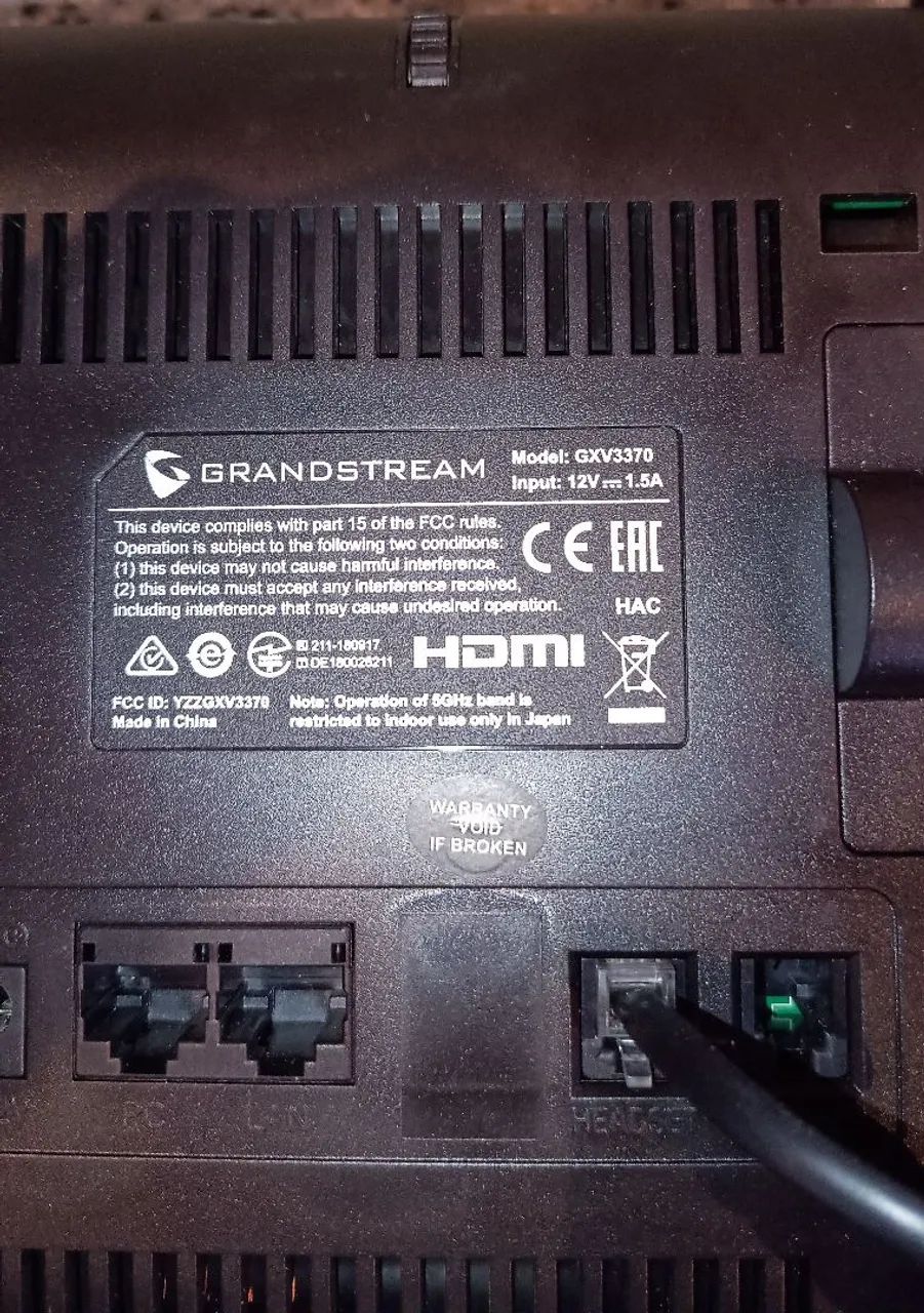 Vendo 6 Telefones Ip Grandstream Gxv 3370 Multimídia 16 Linhas And.7.0, HD, Gigabit. Leia. - Foto 4