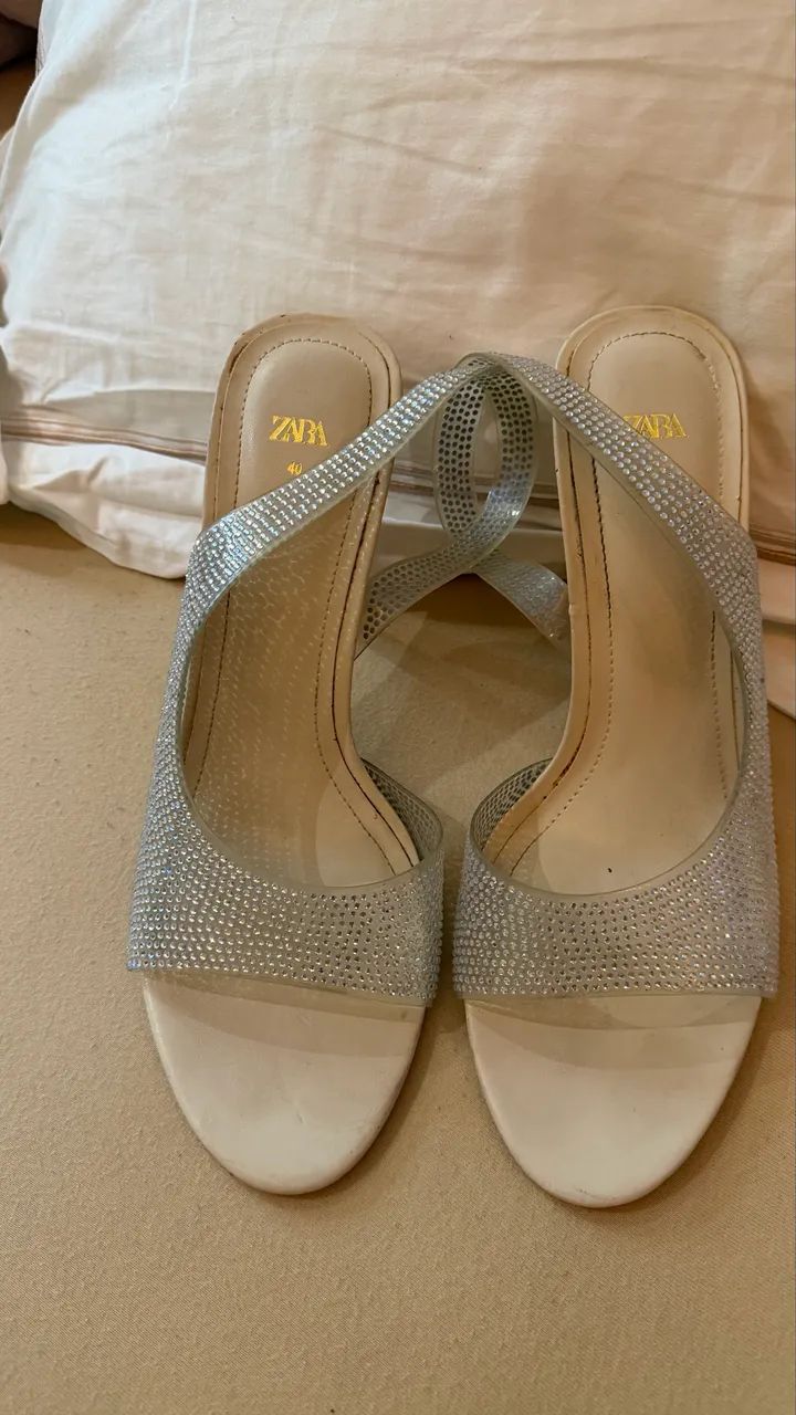 ?SALTO ZARA ELEGANTE E DELICADO TAM 40 - Foto 3