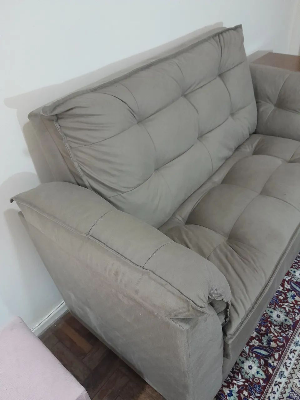 Sofá 2 lugares, pequeno, novo, lindo! - Foto 3