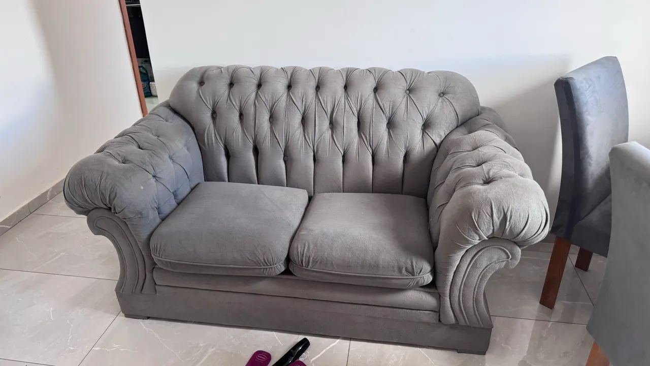 Sofá de molas 2 lugares - Foto 2