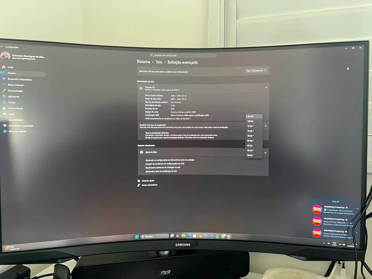 Samsung Odissey G5 32 - Foto 2