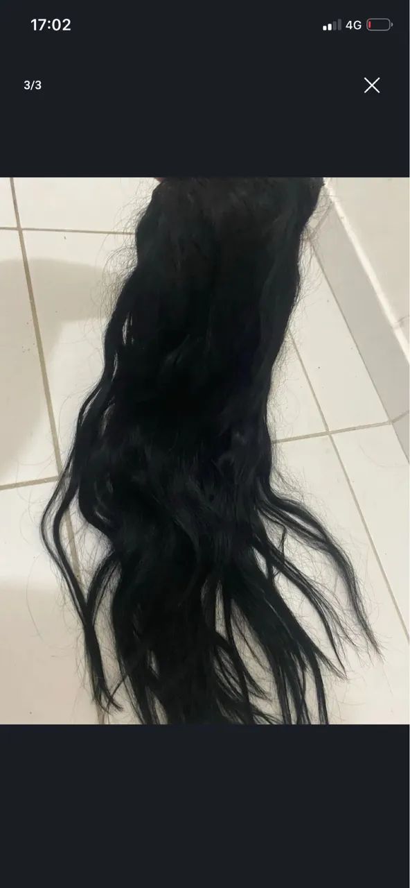 Cabelo humano 70 cm - Foto 3