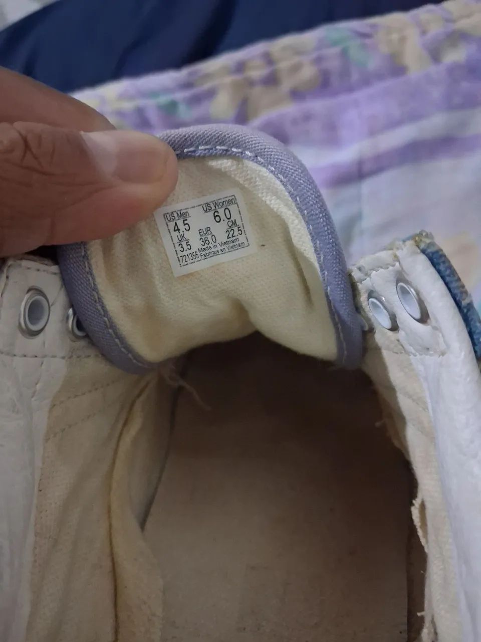 Tênis vans old skool stackform jeans - Foto 5