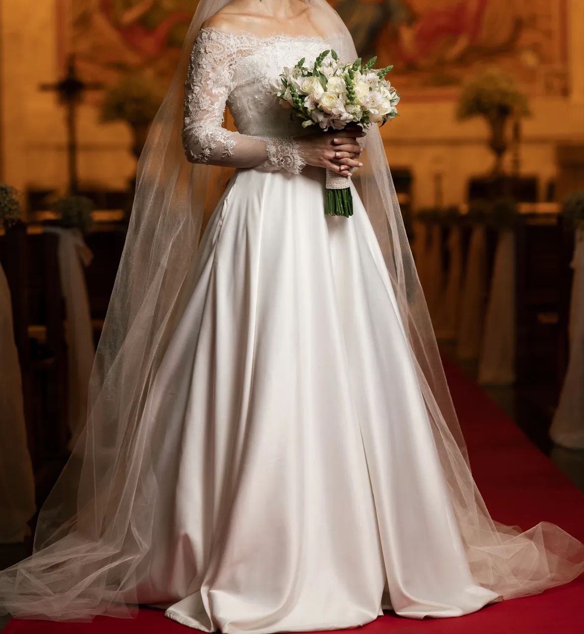 Vestido de noiva 2 em 1 P/36 - Foto 2