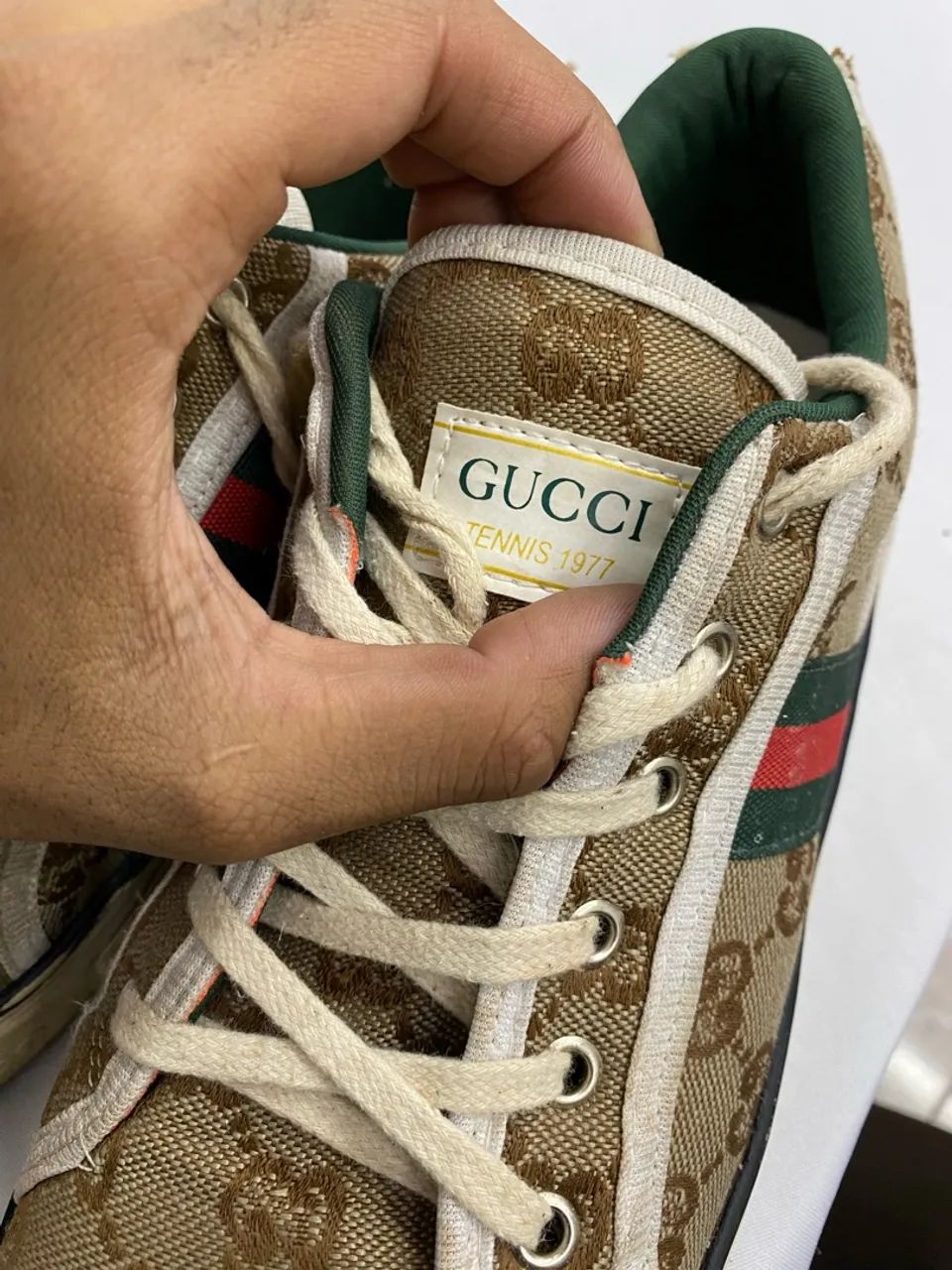 TÊNIS MODELO ESTILO GUCCI - 41 - Foto 2