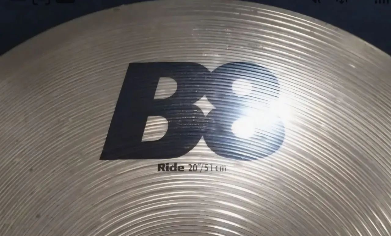 Prato Bronze B8 Sabian ride/ condução  - Foto 2