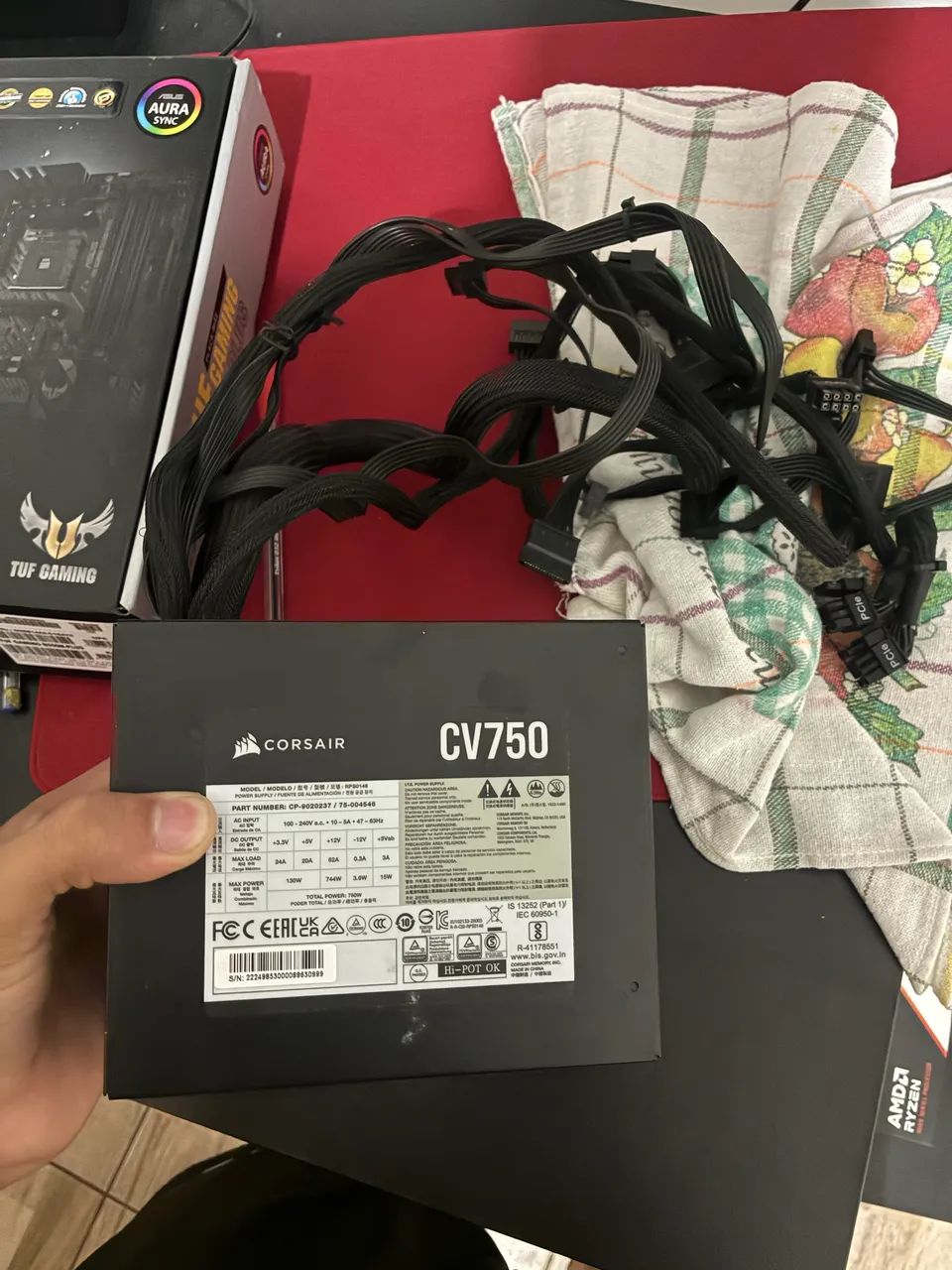 Fonte CV750 corsair 750w - Foto 3