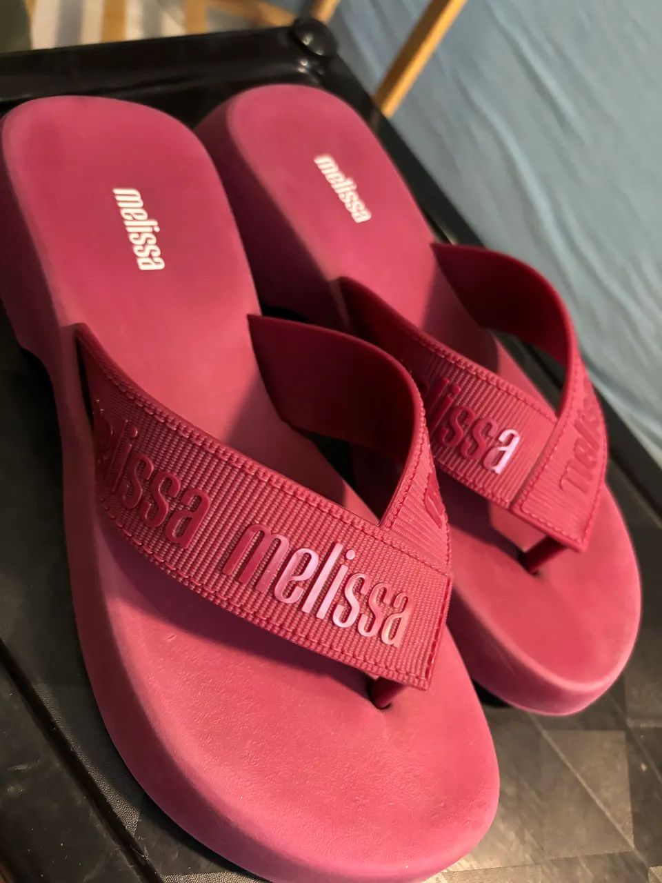 Melissa Flatform M-Lover vinho  nº 37 original - ref. 35858 - Foto 2