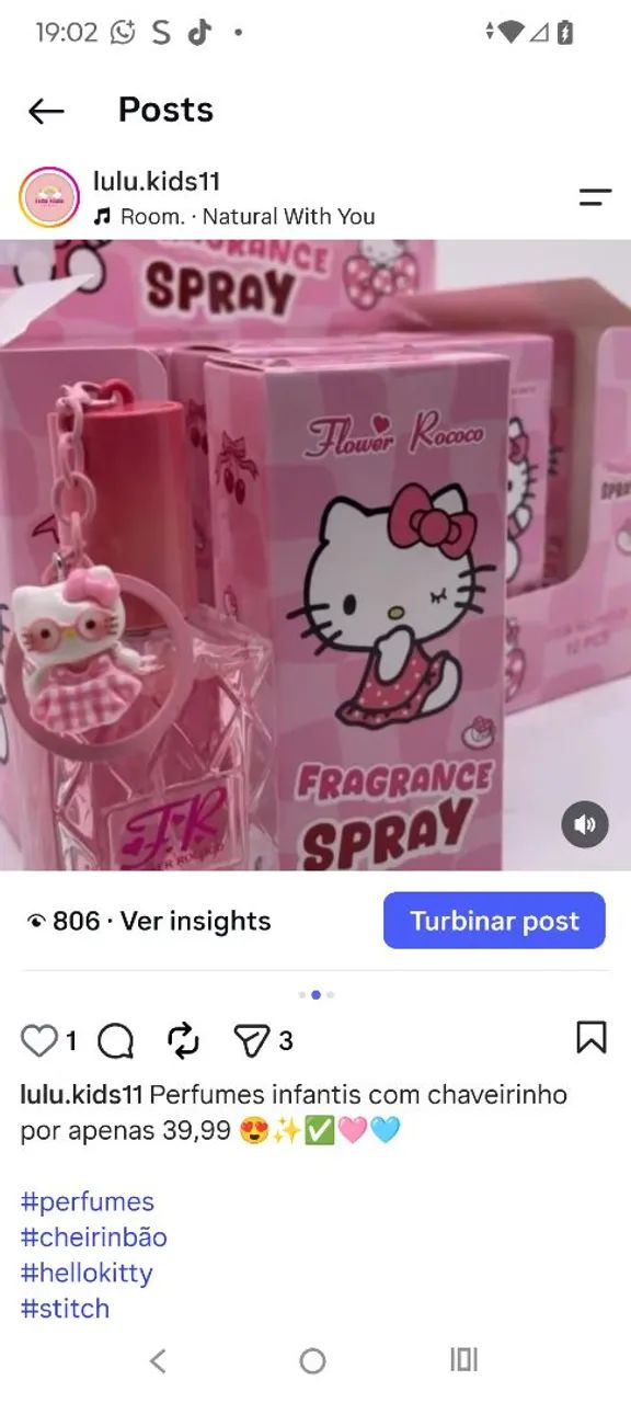 Perfume infantil fragrância suave  - Foto 2