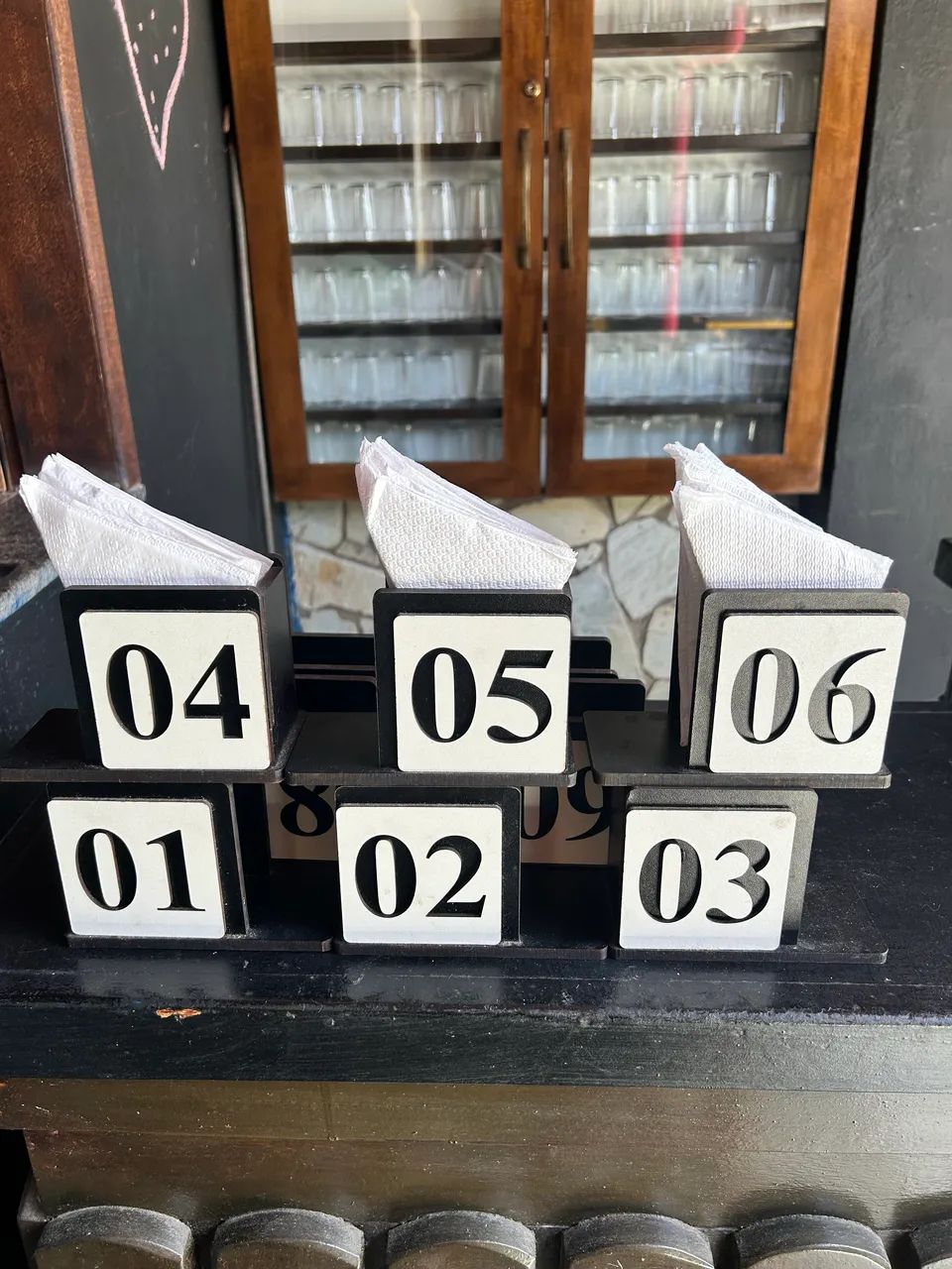 Porta guardanapo do numero 01 ao 22 - Foto 3