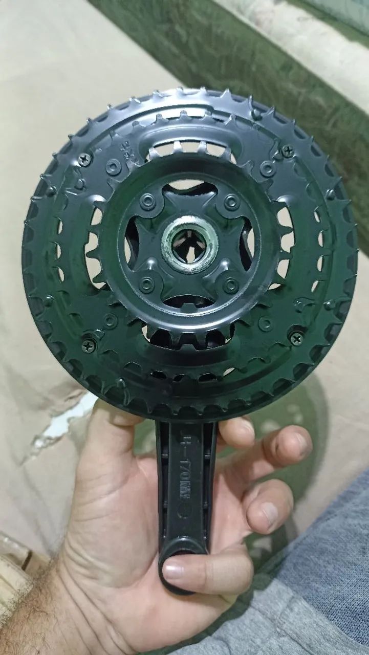 Pé de Vela ponta Quadrada Absolute 42d Com Proteção 170mm Rosca do Pedal 9/16 Grossa  - Foto 2