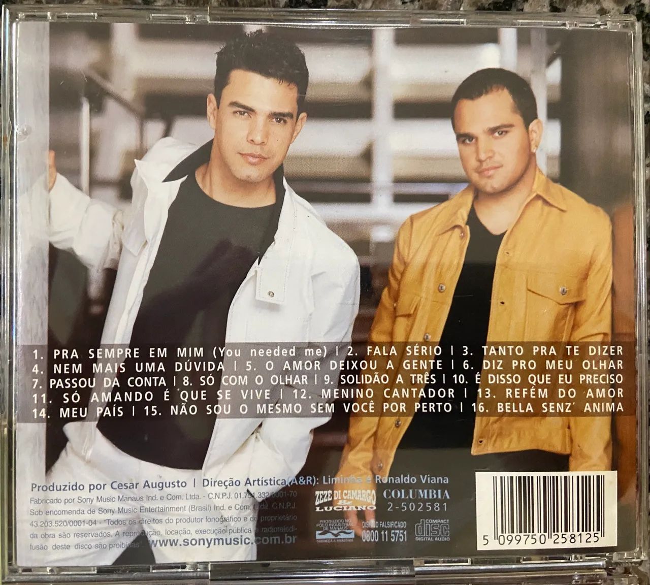 Combo CD?s Zezé di Camargo e Luciano  - Foto 5