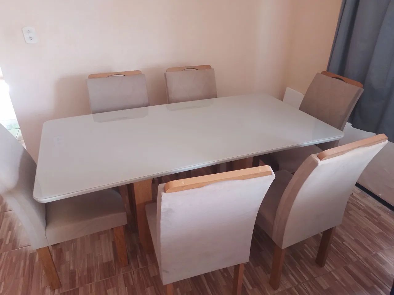Mesa de jantar com 6 cadeiras (nova) - Foto 3