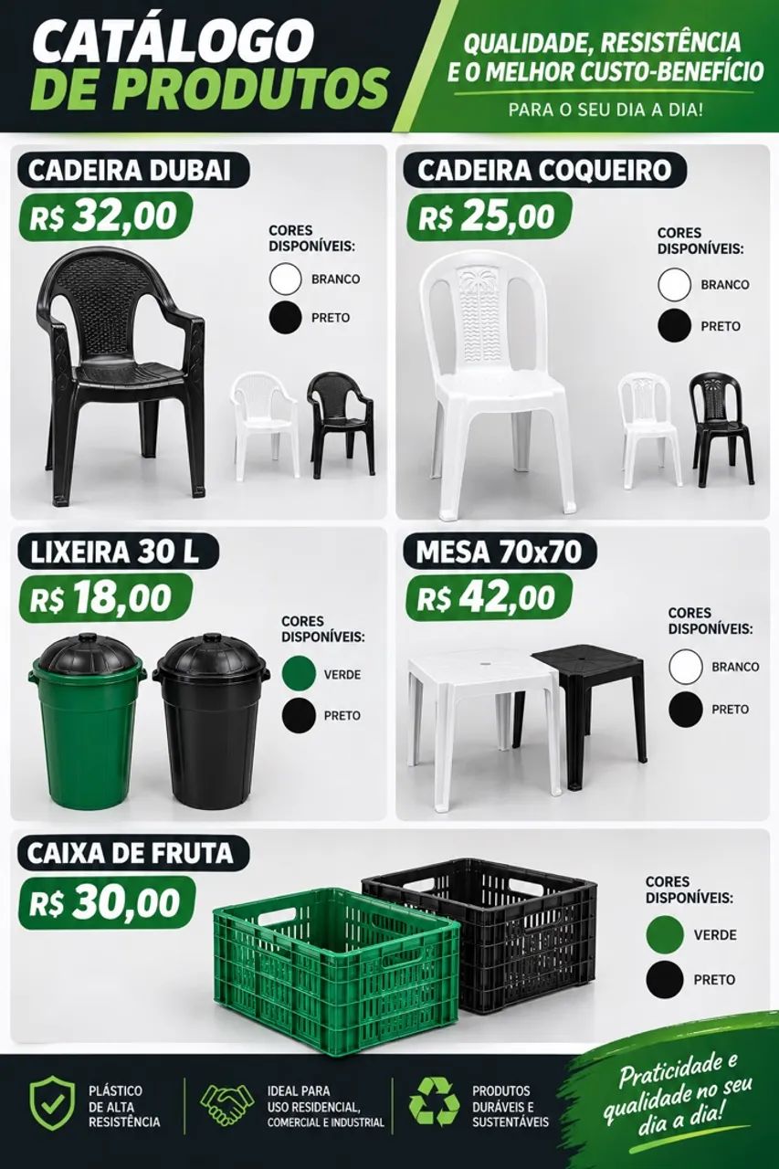 Cadeiras e utilidades 