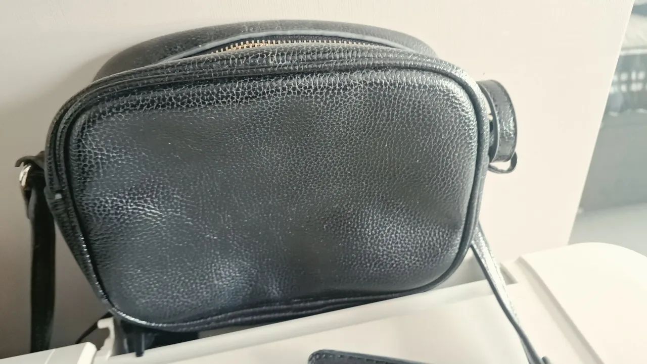 Bolsa preta de ombro - Foto 3