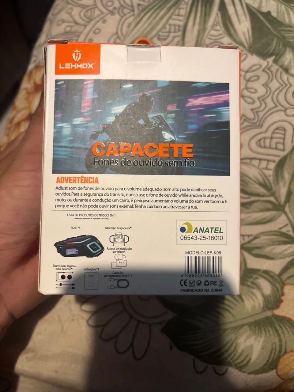 Intercomunicador de capacete com Câmera  - Foto 2