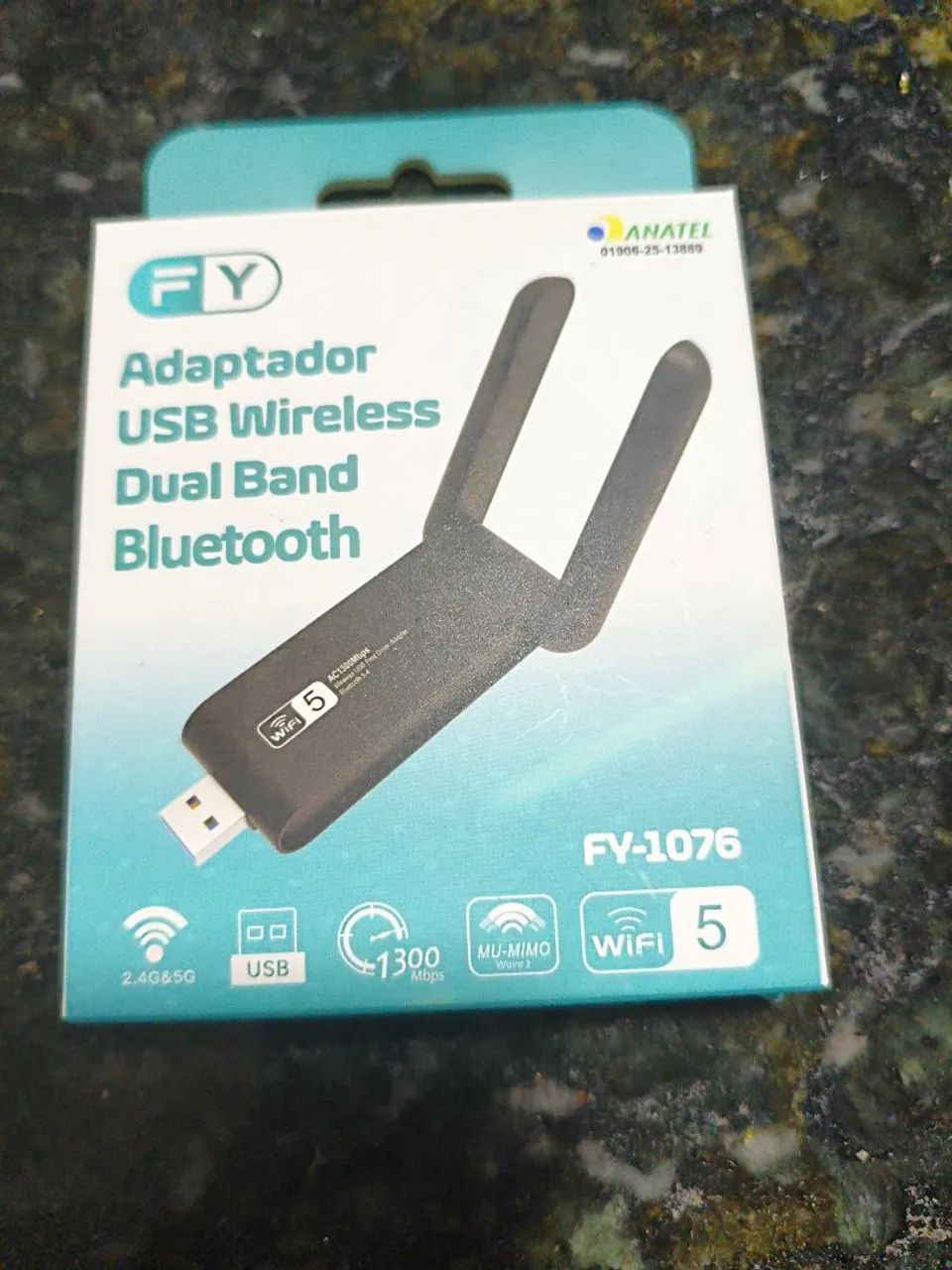 Vendo placa de rede WIFI Bluetooth USB  - Foto 2