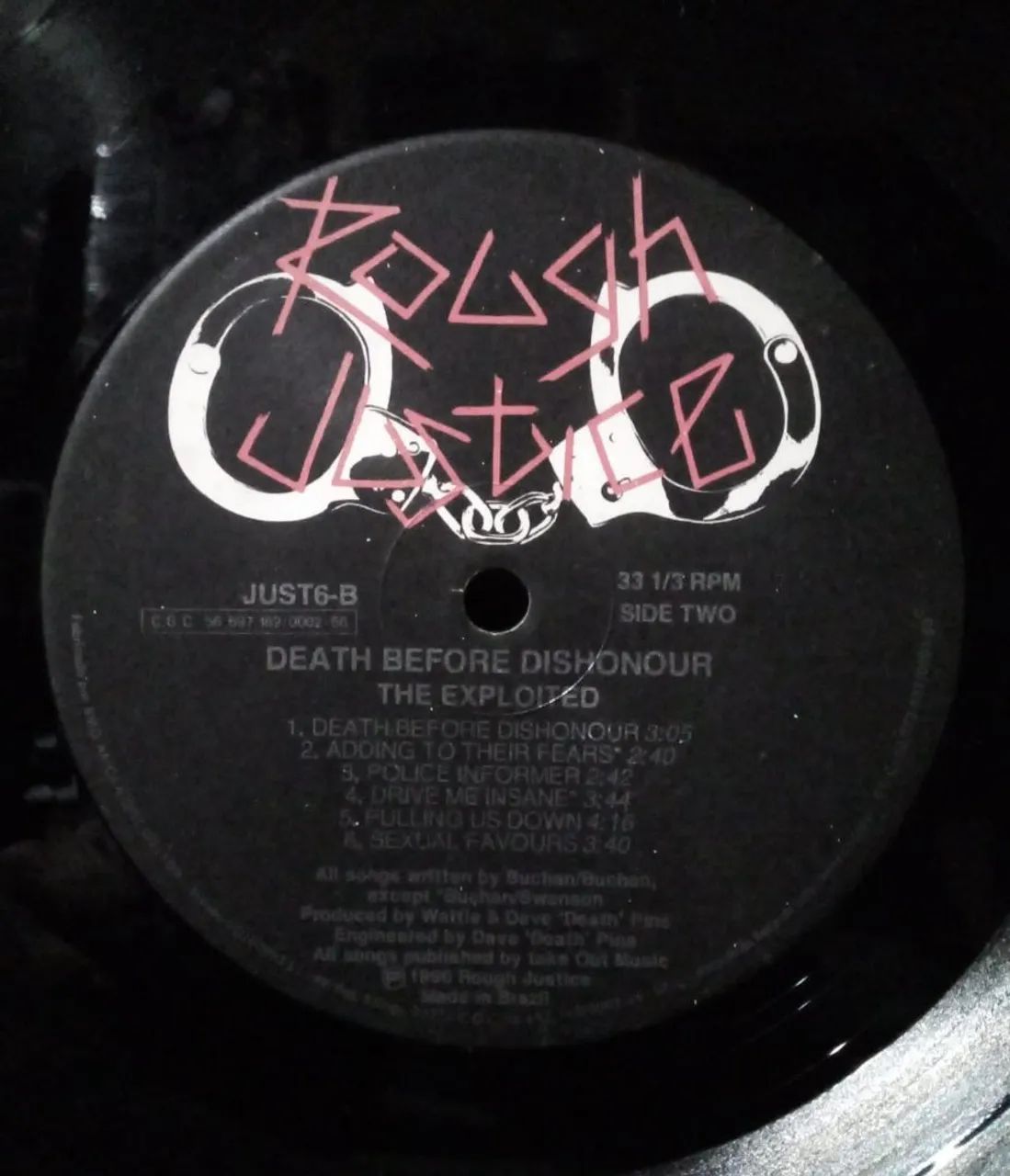 The Exploited - Death Before Dishonour LP 1990 original de época novíssimo! Varukers GBH - Foto 6