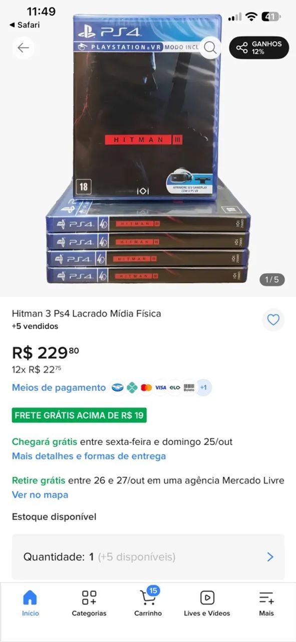 Hitman 3 ps4
