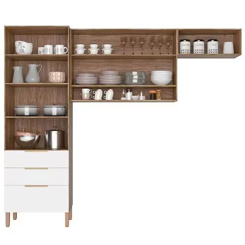 Conjunto de cozinha completo Bartira Topázio - Foto 4