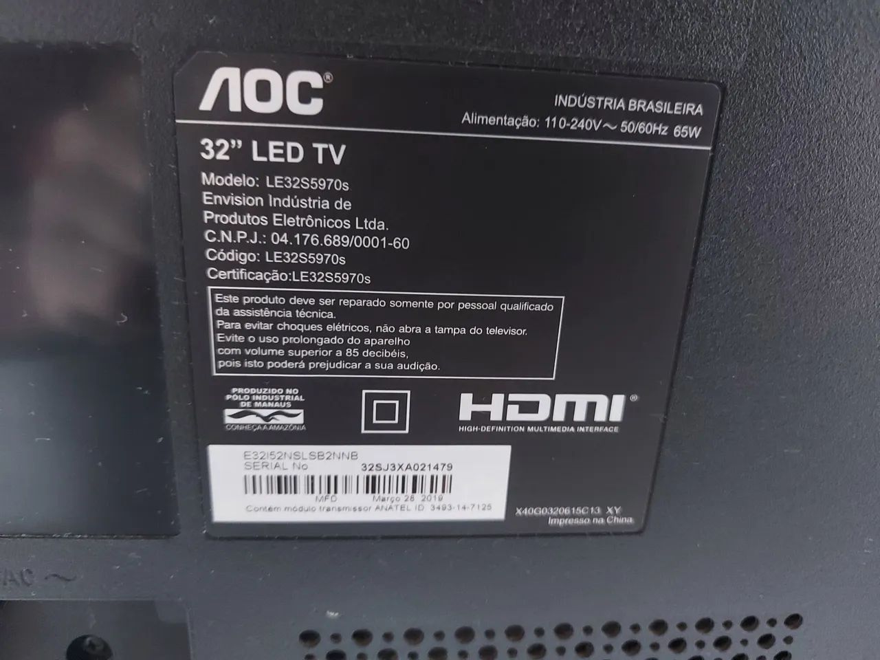 Televisão 32 polegadas led Aoc - Foto 3