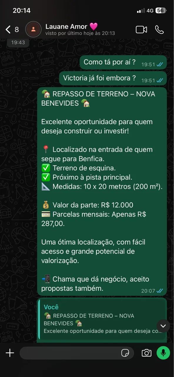 Repasse de terreno