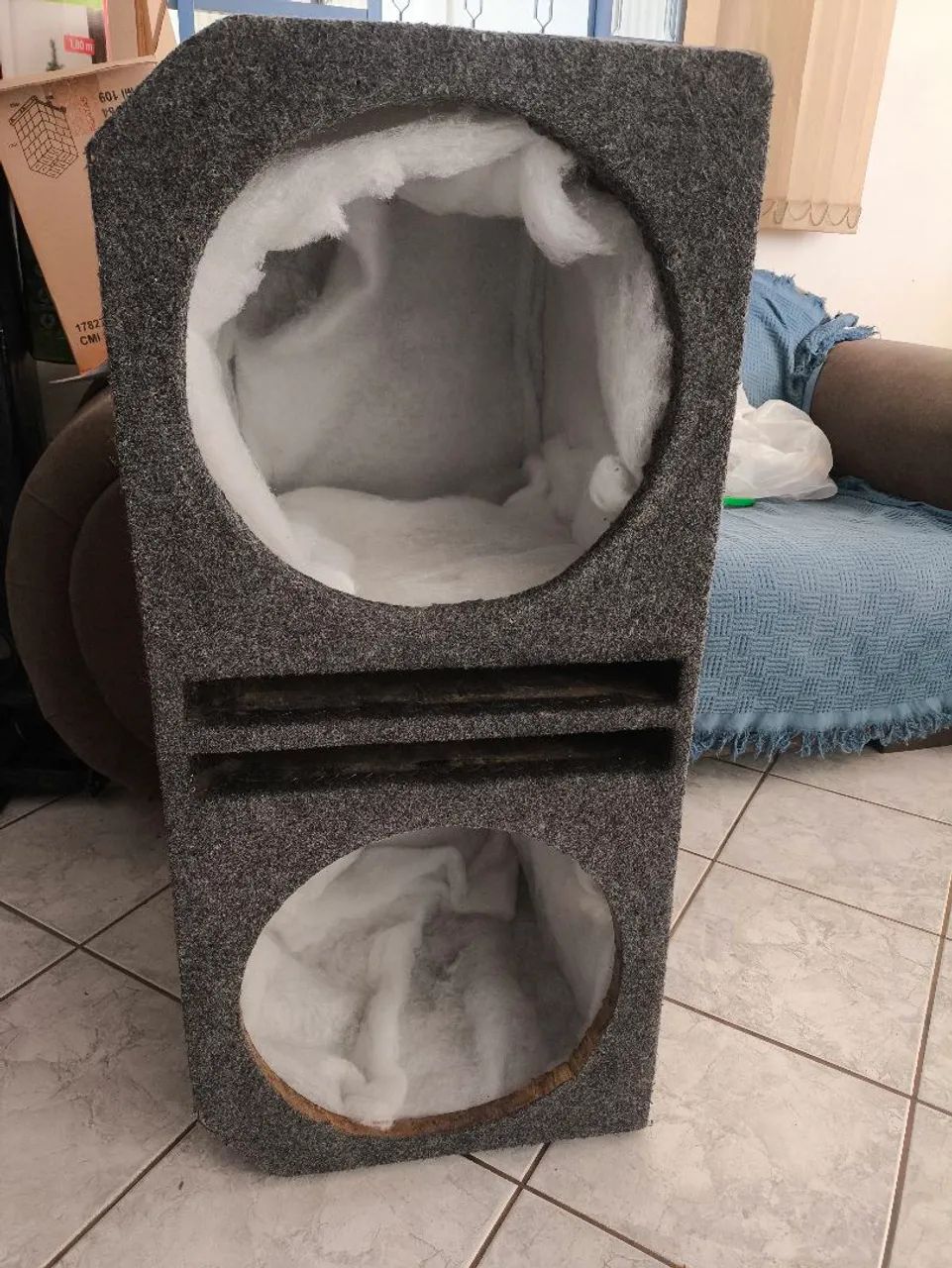 Caixa de grave Subwoofer 2 x 15 polegadas 