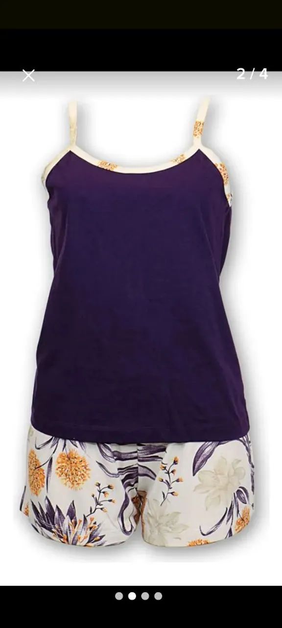Pijama Curto Shortdoll Feminino DeMillus 