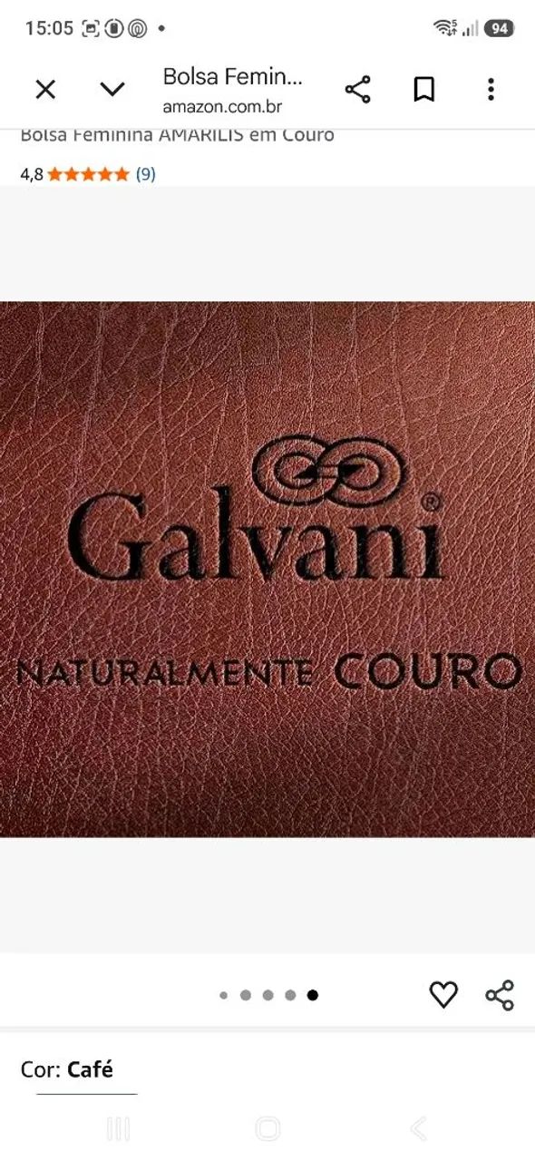 Bolsa de couro Galvani - Foto 2