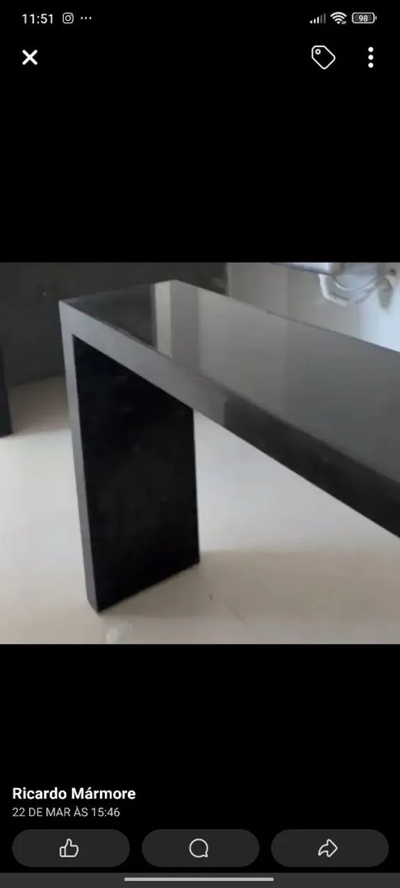Mesa americana 150×35 nova