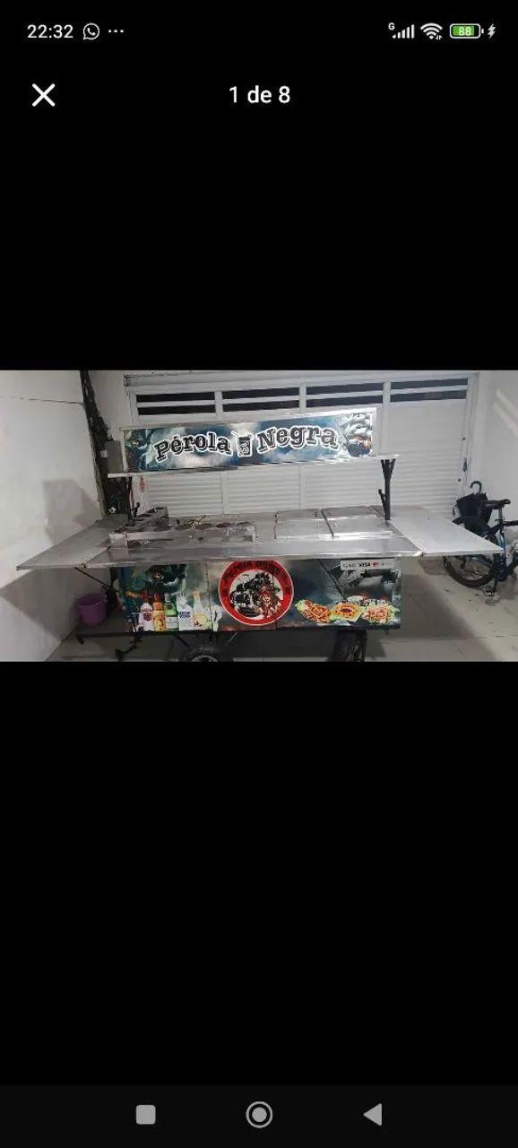 Vendo carrinho de praia sem a licença 3 mil 