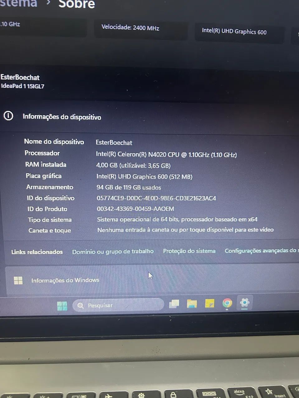 Notebook Lenovo - Foto 4
