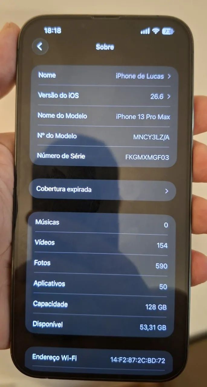 IPHONE 13 PRO MAX - 86% BATERIA (ORIGINAL) - CHIP FÍSICO - Foto 5