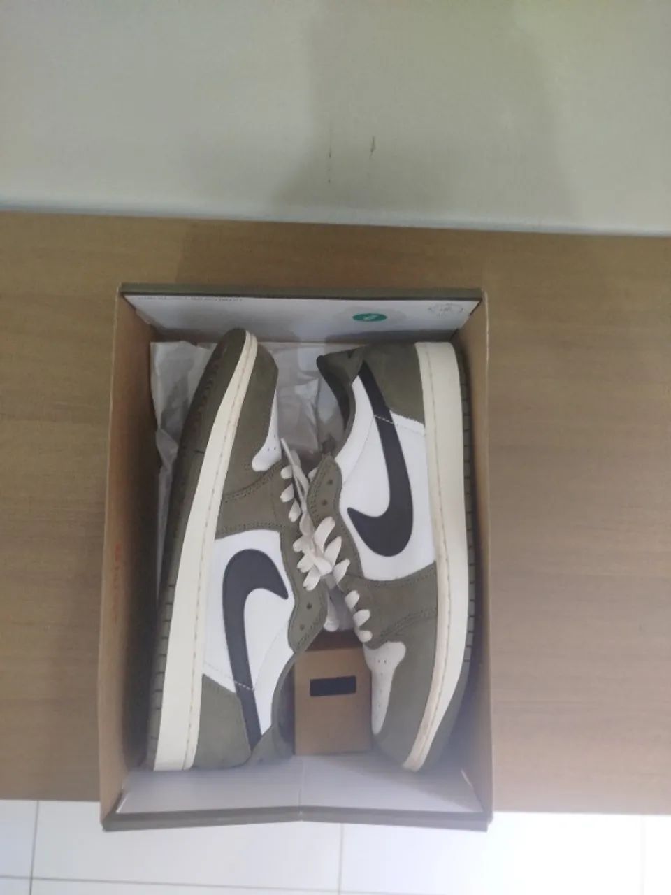 Air Jordan 1 low OG Medium Olive  - Foto 2